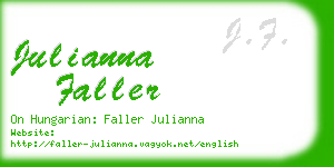 julianna faller business card